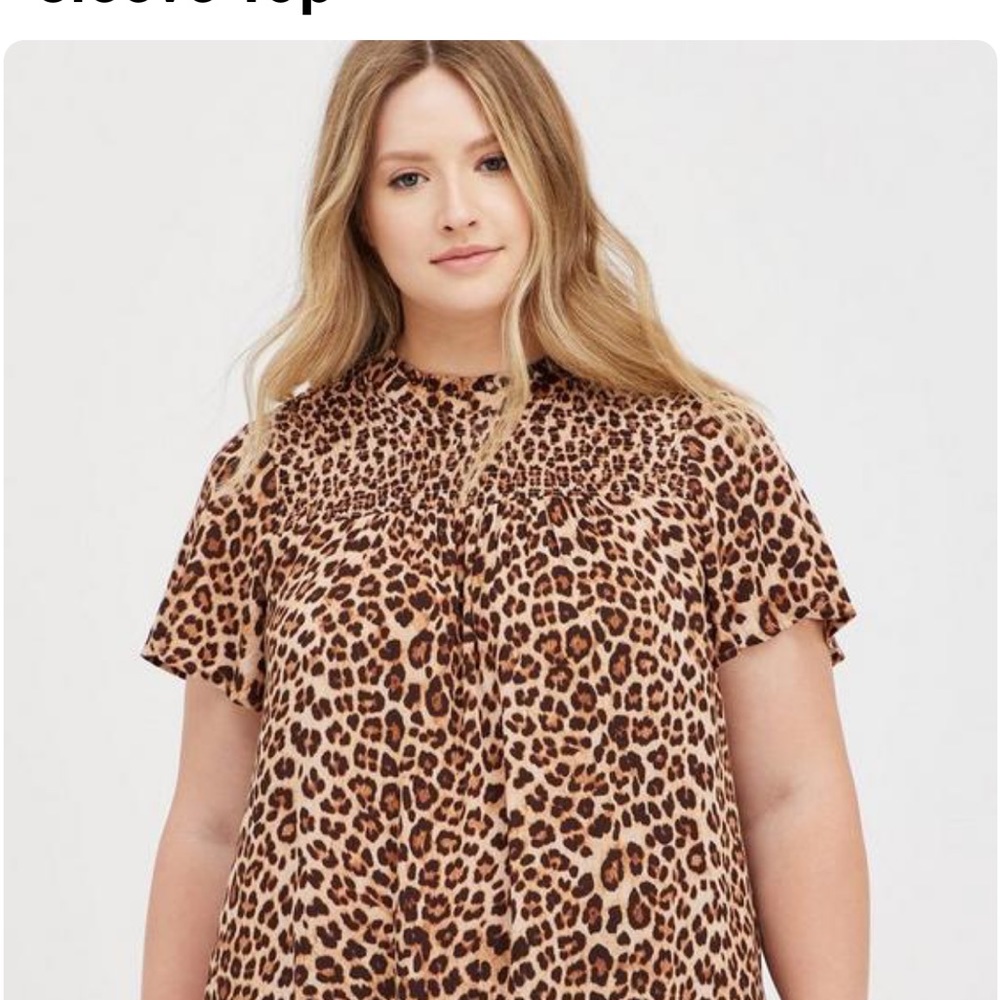 Torrid size 5. Leopard print. Like new